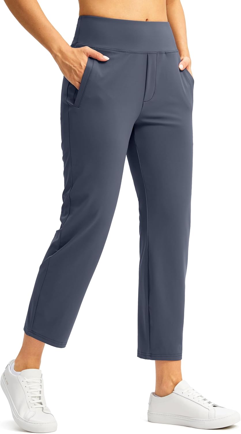 SANTINY Women's 7/8 High Waisted Stretch Ankle Pants Review