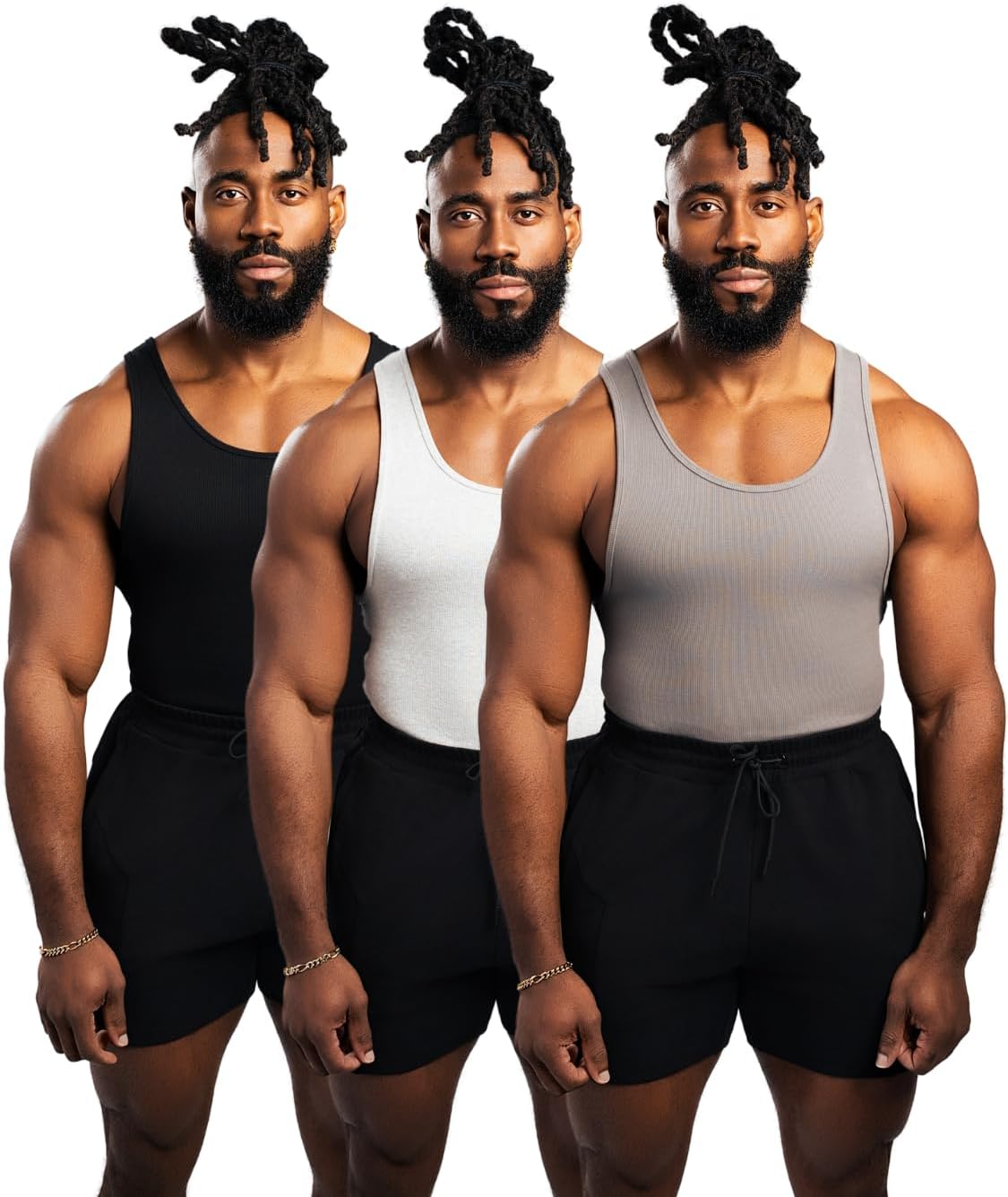 Ekkovision Beaters for Men - Comfortable Cotton Spandex Tanks