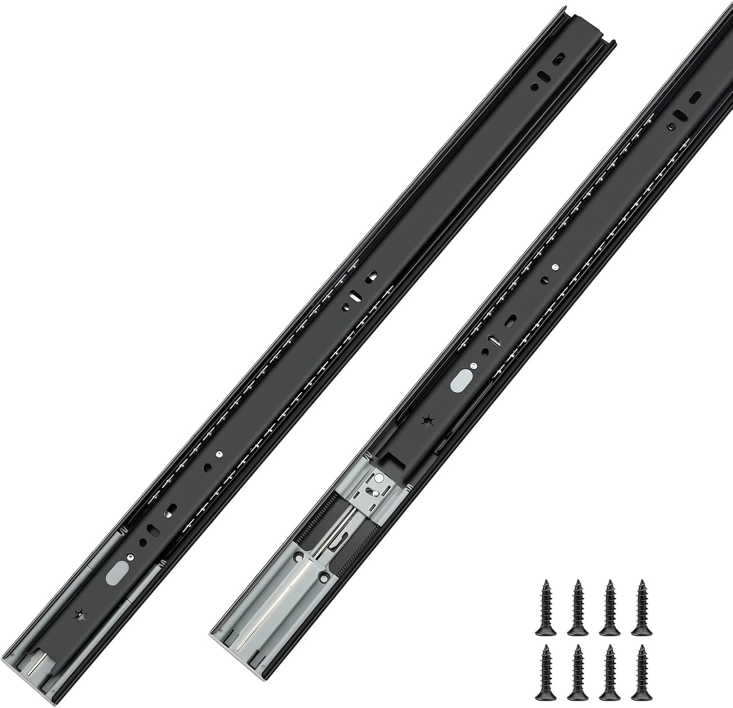 LONTAN Soft Close Drawer Slides for 22 Inch Cabinets - 10 Pairs