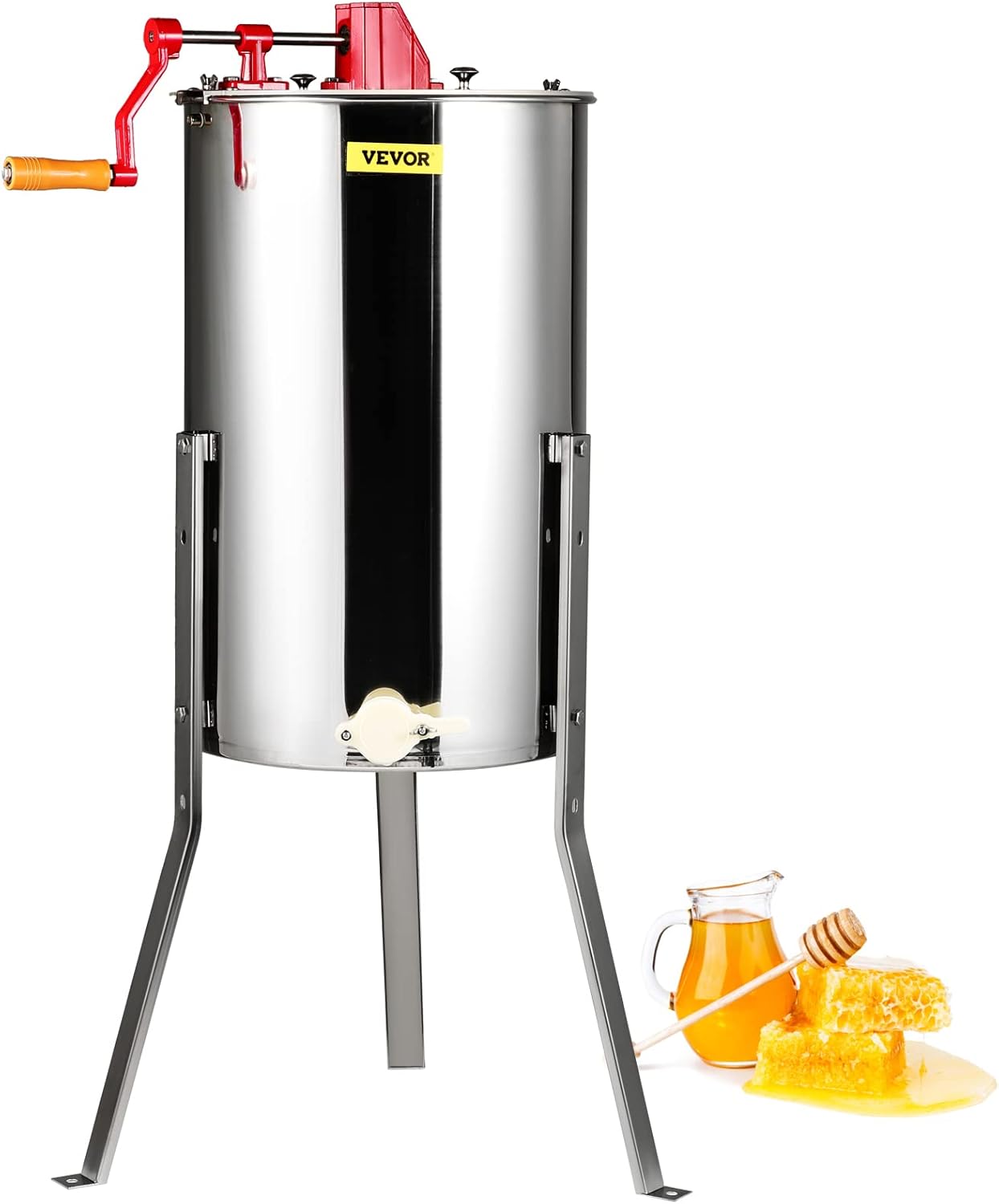VEVOR 3 Frame Honey Extractor for Easy Honey Harvesting
