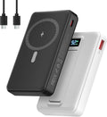 Magnetic Portable Charger 10000mAh Wireless Power Bank - Pocket Stand