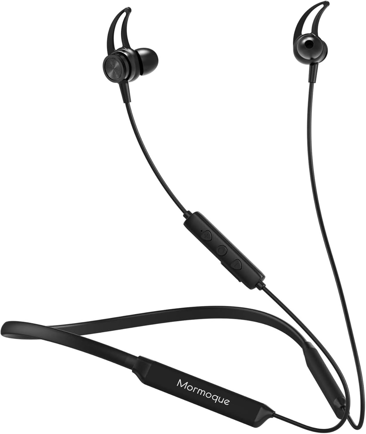 MORMOQUE Magnetic Bluetooth Earbuds: 36Hrs Playtime