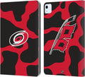 NHL Cow Pattern Carolina Hurricanes Leather Wallet Case for iPad Air