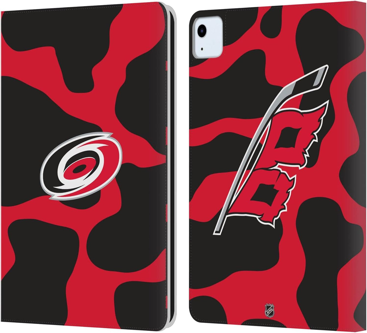 NHL Cow Pattern Leather Wallet Case for iPad Air 11 by Head Case