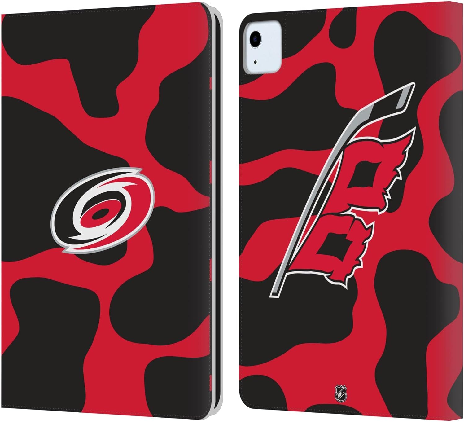 NHL Cow Pattern Leather Wallet Case for iPad Air 11 by Head Case