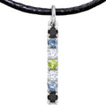 PRIDE Fashion Flags Pendant Necklace - Platinum Plated Sterling Silver