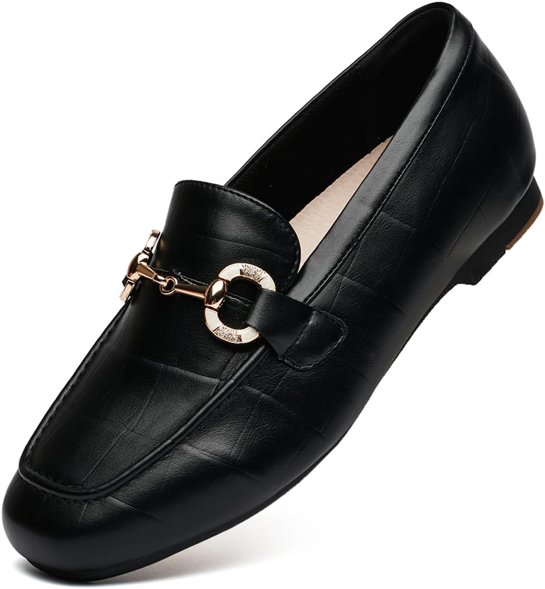 Womens Loafers Shoes Fashion Low Heel Slip on Comfortable Flats