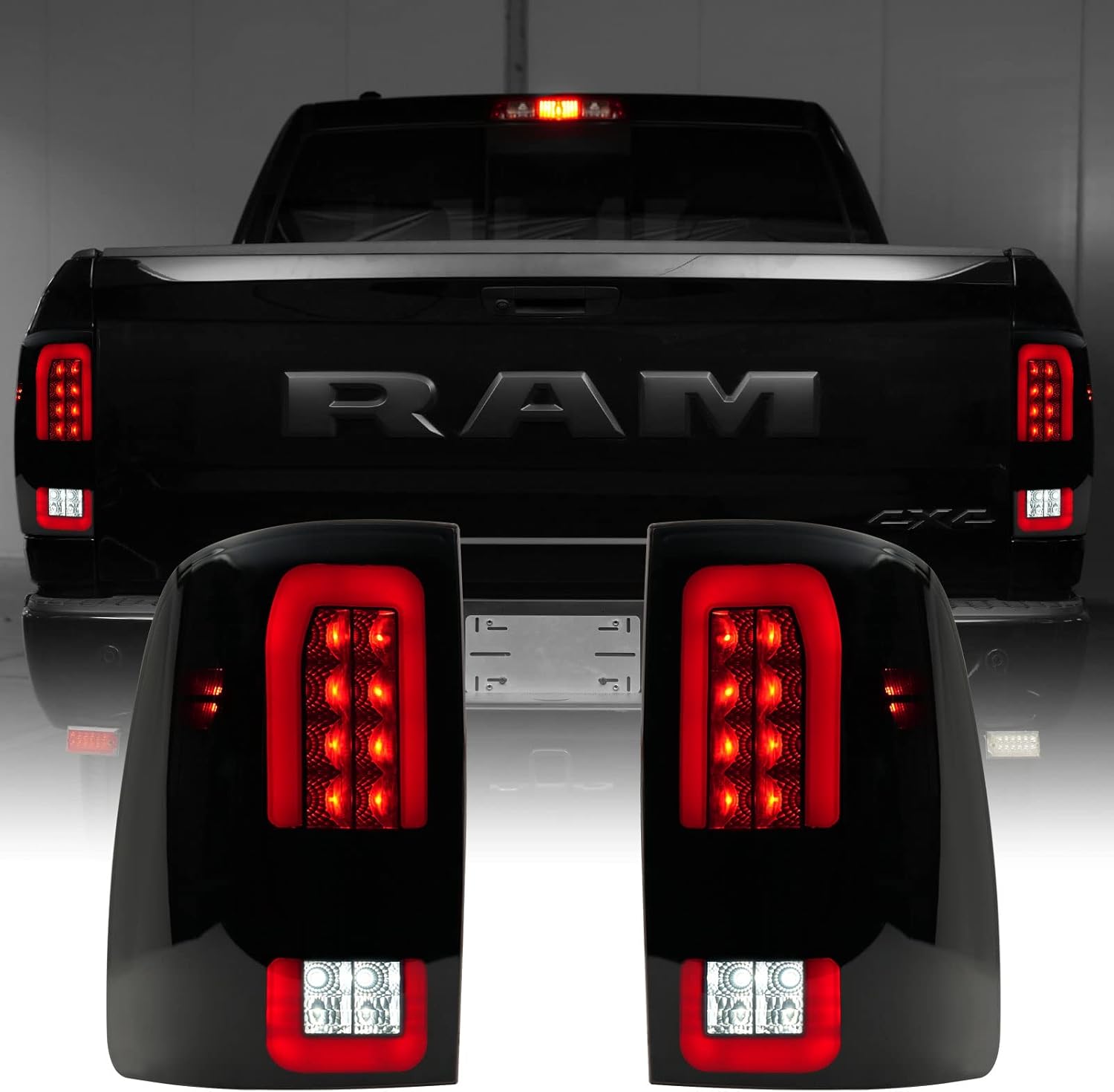 Upgrade LED Tail Lights for Dodge RAM 1500 2009-2018 Models