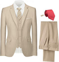 Mens Suit 3 Piece Set Slim Fit for Men - Wedding Groomsmen Suit