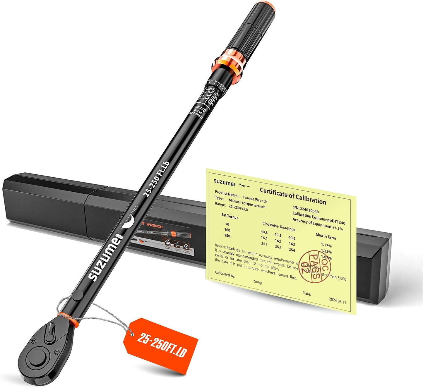 SUZUME Torque Wrench 1/2 Drive with High Accuracy and Durability