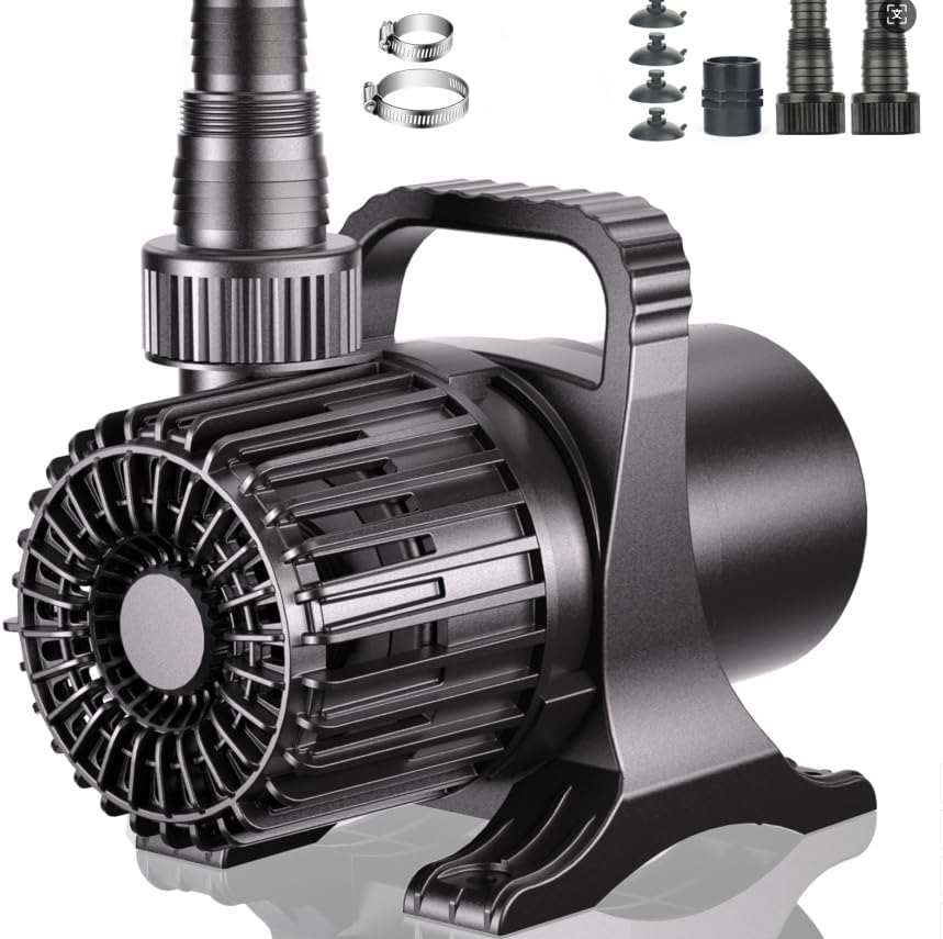 WaterRebirth 1700GPH Large Fountain Submersible Water Pump