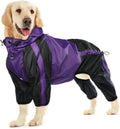 Dog Raincoat Waterproof Dog Rain Coats for Large Dogs - Full Coverage
