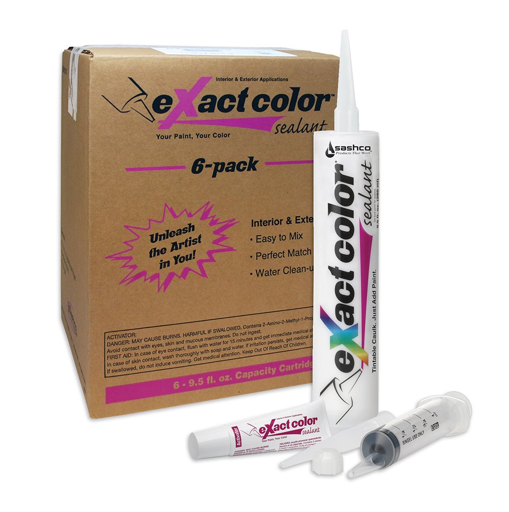 Sashco Exact Color Sealant 9.5-Ounce Cartridge 6-Pack Review