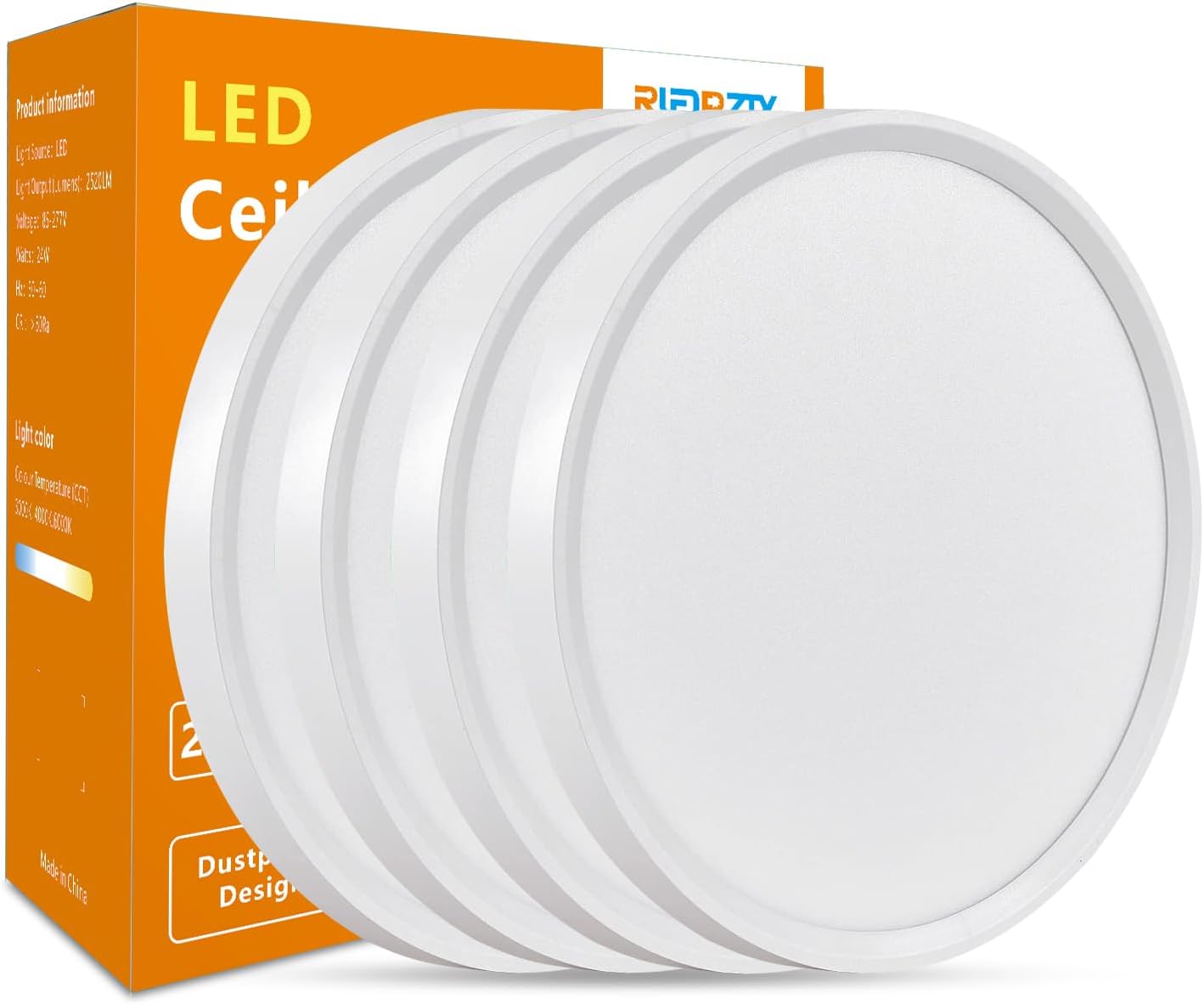 16 Inch LED Flush Mount Ceiling Light for Modern Home Decor