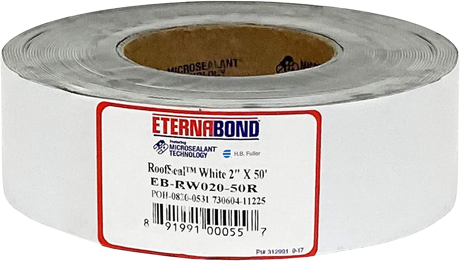 EternaBond RoofSeal White 2in x50ft MicroSealant UV Stable Tape
