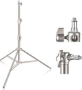 EMART 9.2ft Stainless Steel Light Stand - Heavy Duty Portable Studio