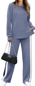 Women's 2 Piece Lounge Set Tracksuit - Comfy Travel Loungewear OFEEFAN