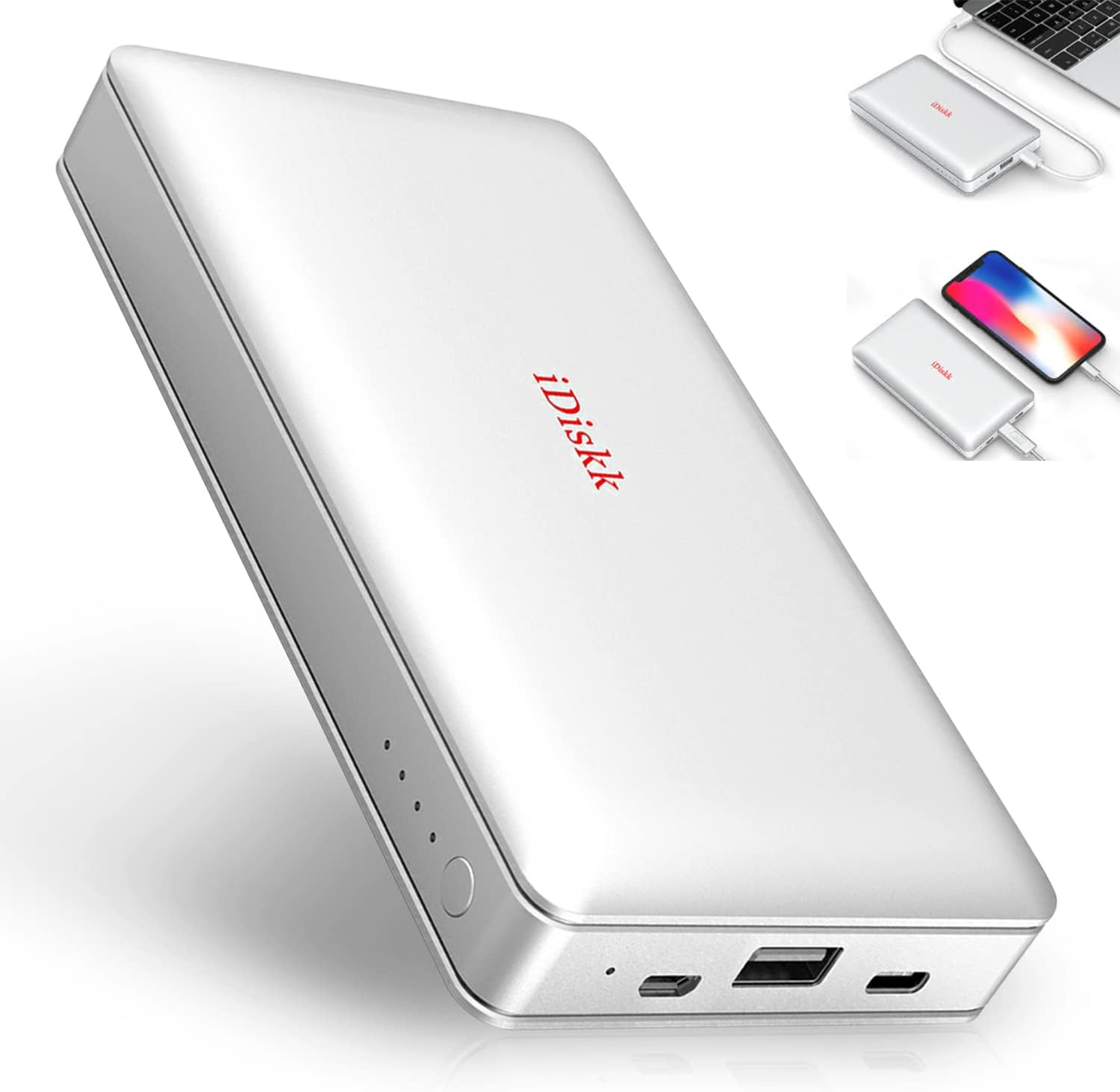 iDiskk 2TB MFi External Drive - Backup & Power