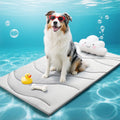 Dog Cooling Mat 36 in x 23 in Reversible Self-Cooling Pad - Ready