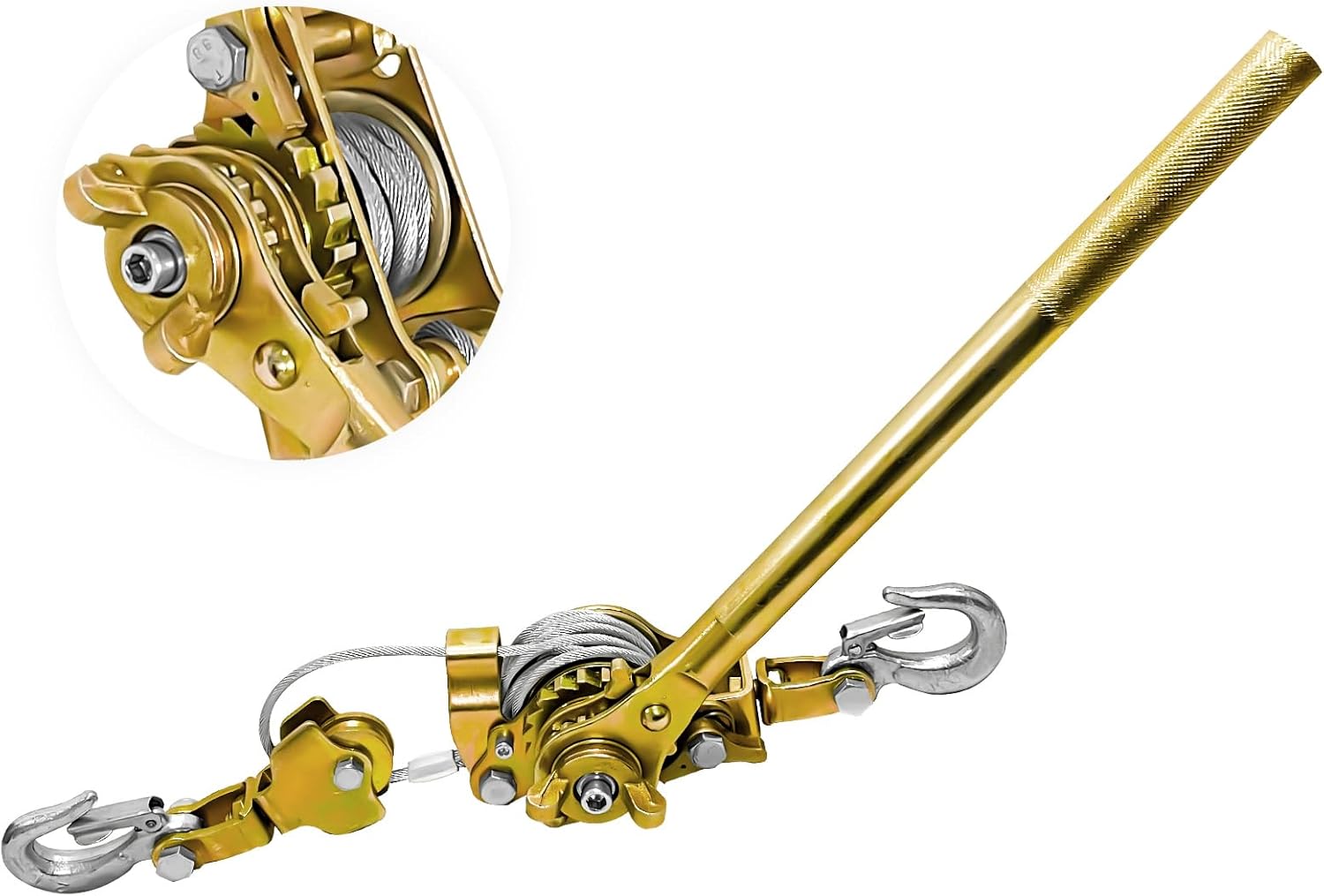 Come Along Winch 2 Ton Pulling Capacity Heavy Duty Tool