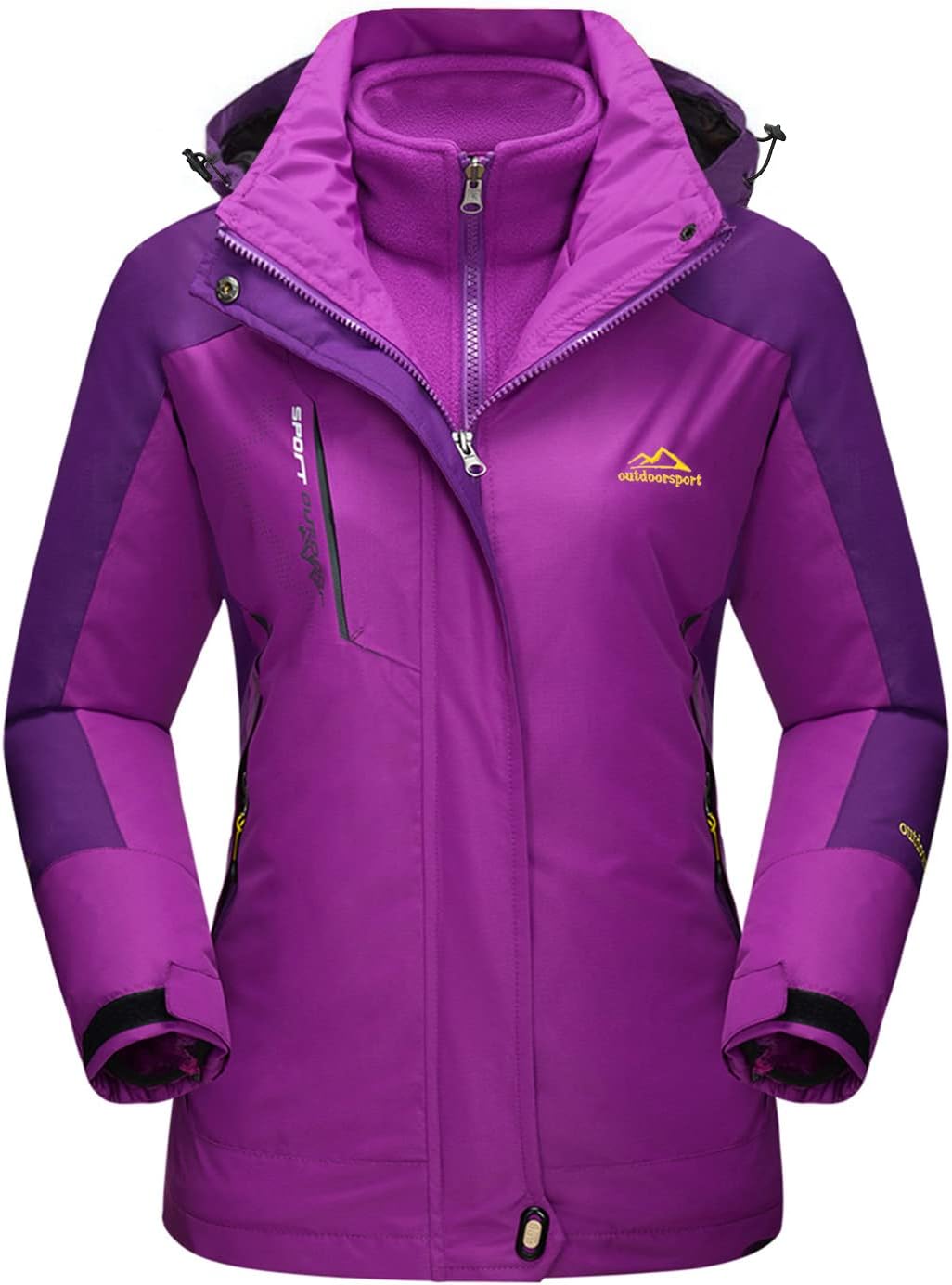 MAGCOMSEN Women's 3-in-1 Winter Coats for Ultimate Warmth