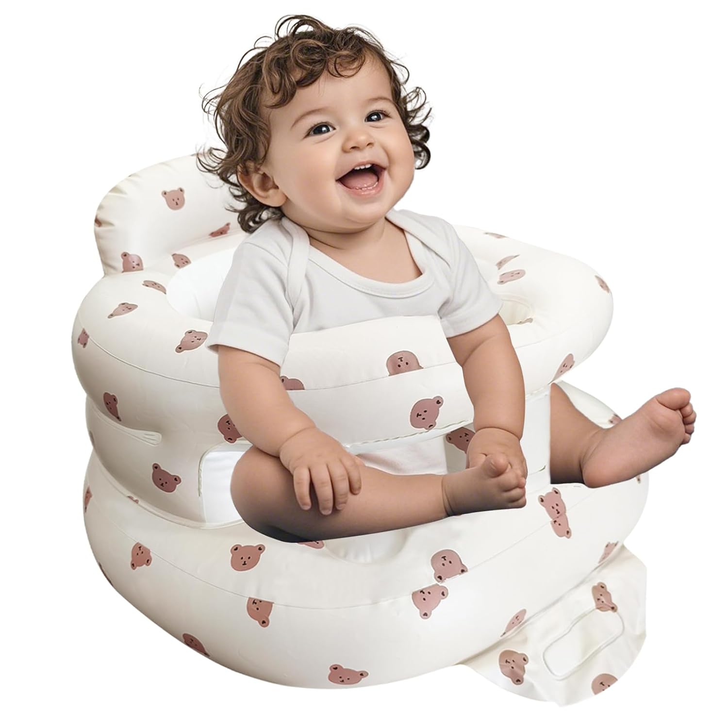 Portable Inflatable Baby Seat with Back Support