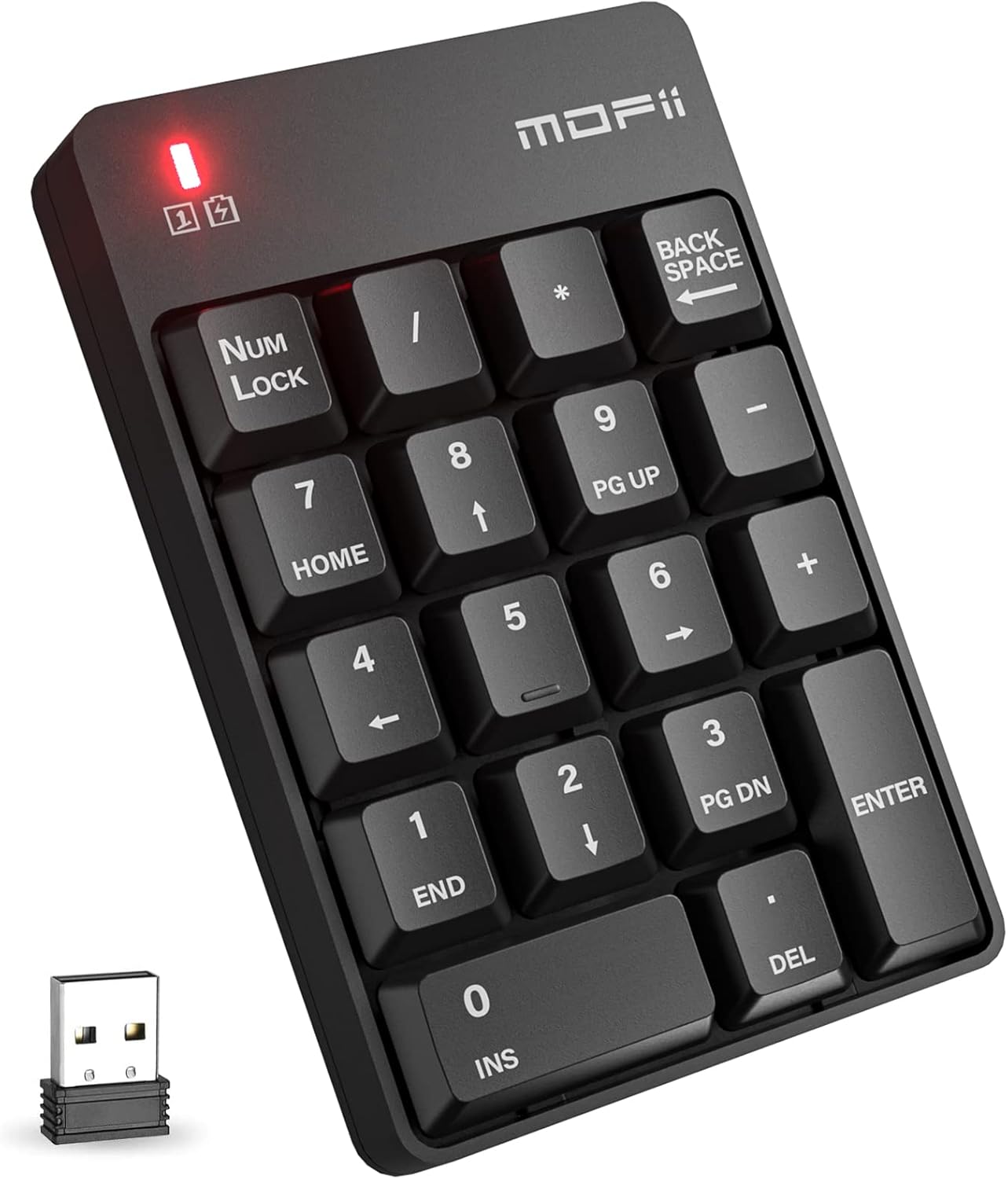 MOFII Wireless Numeric Keypad - Portable 2.4G Financial Numpad