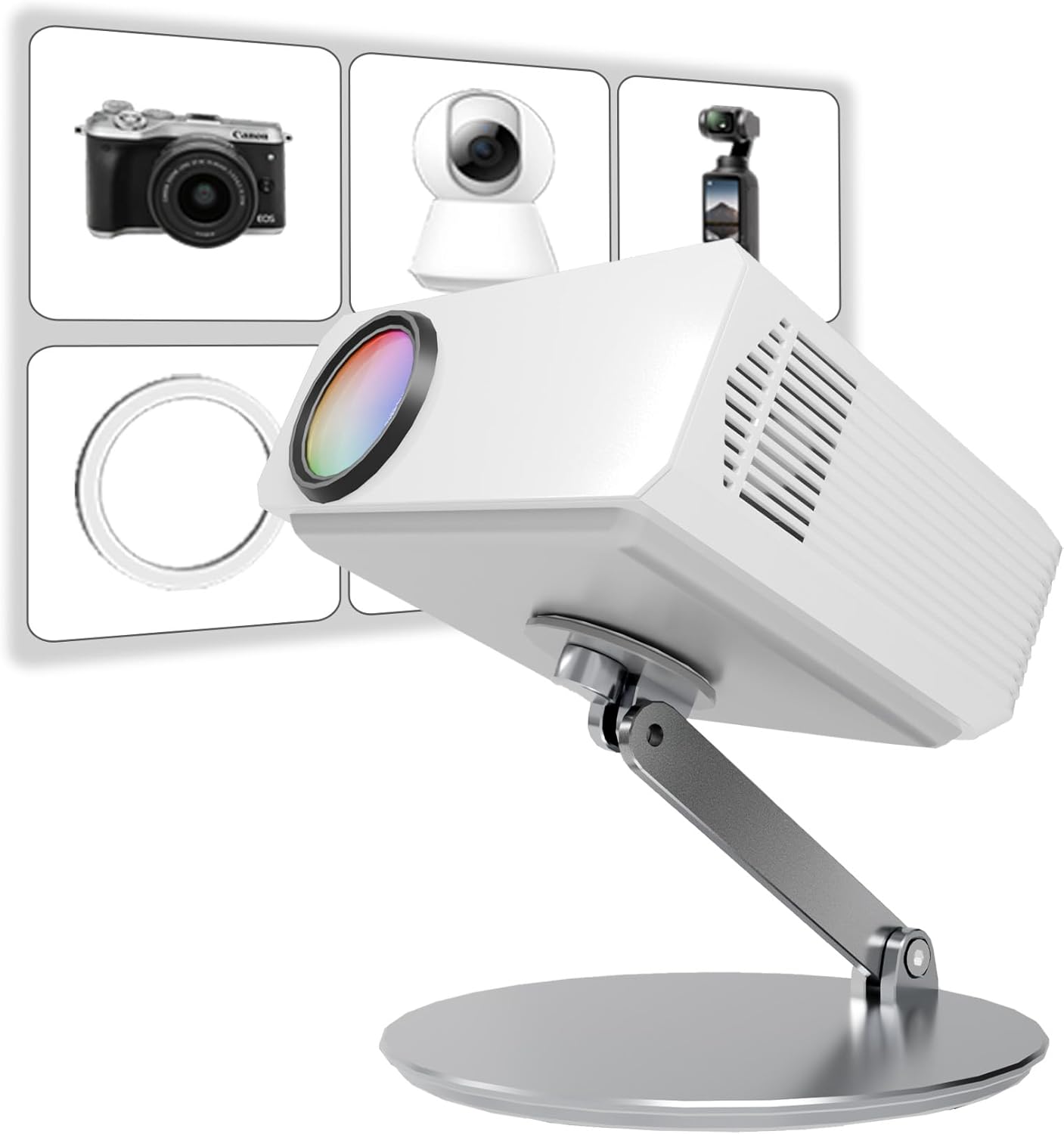 Foldable Projector Stand for Easy Setup and Height Adjustment