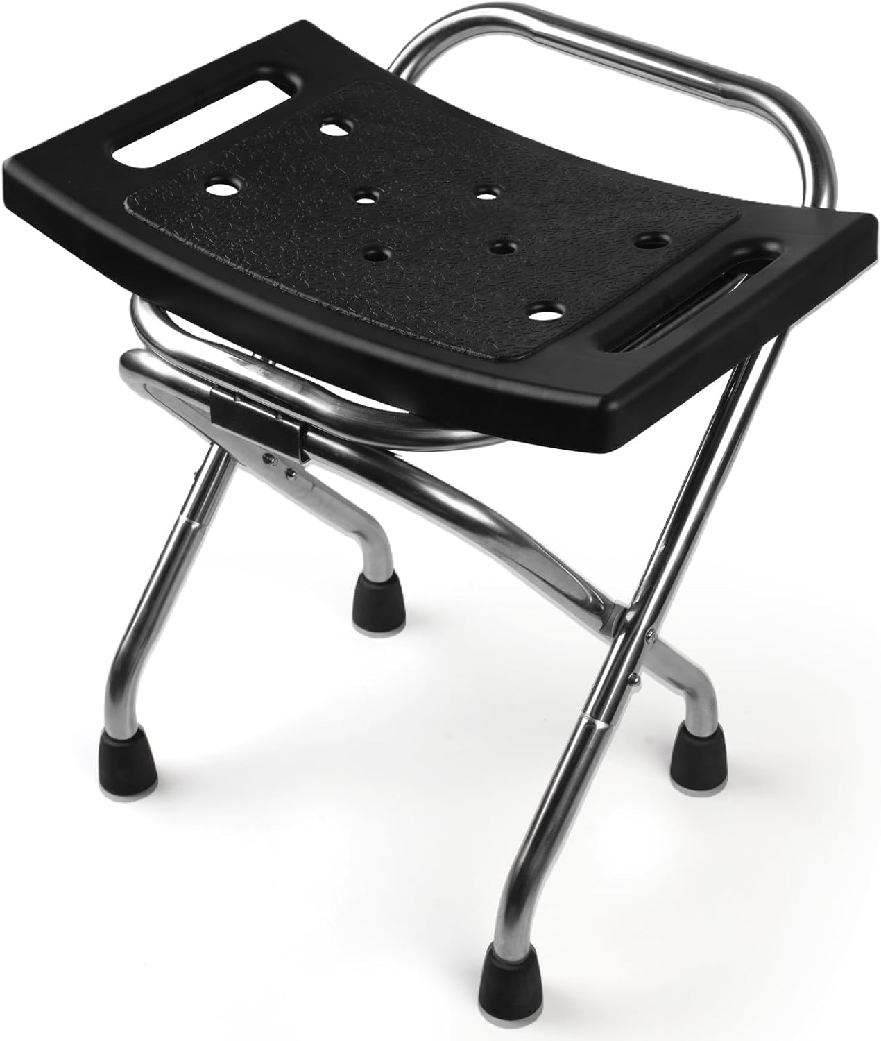 Folding Stainless Shower Chair - Senior Safety