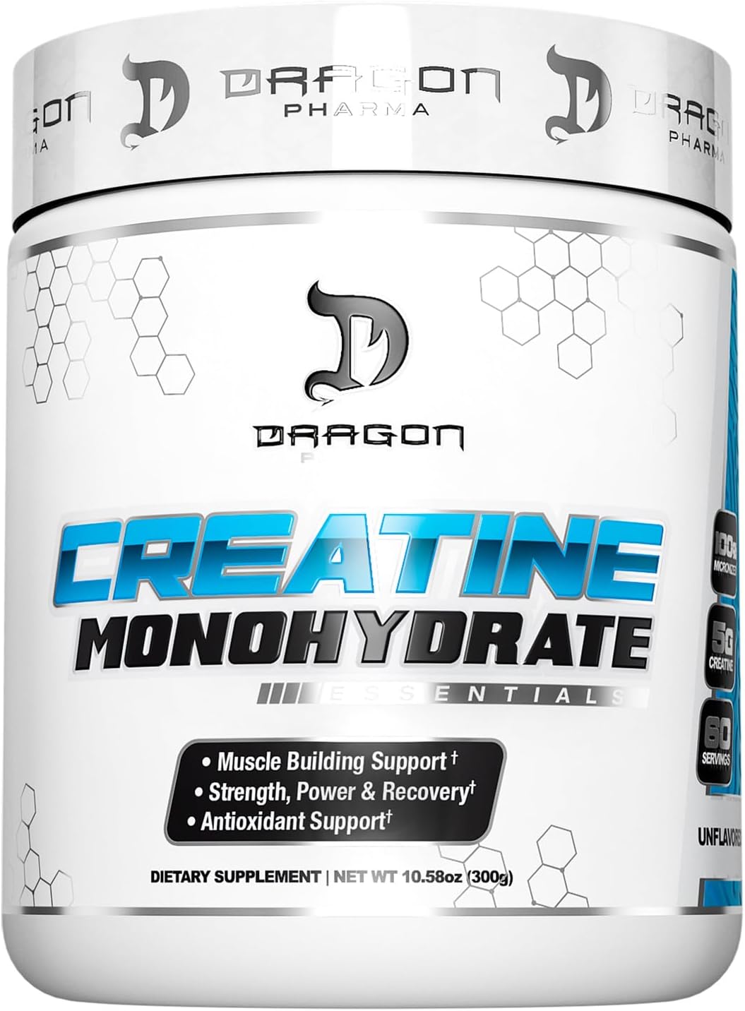 DRAGON PHARMA Creatine Monohydrate for Muscle Recovery Support