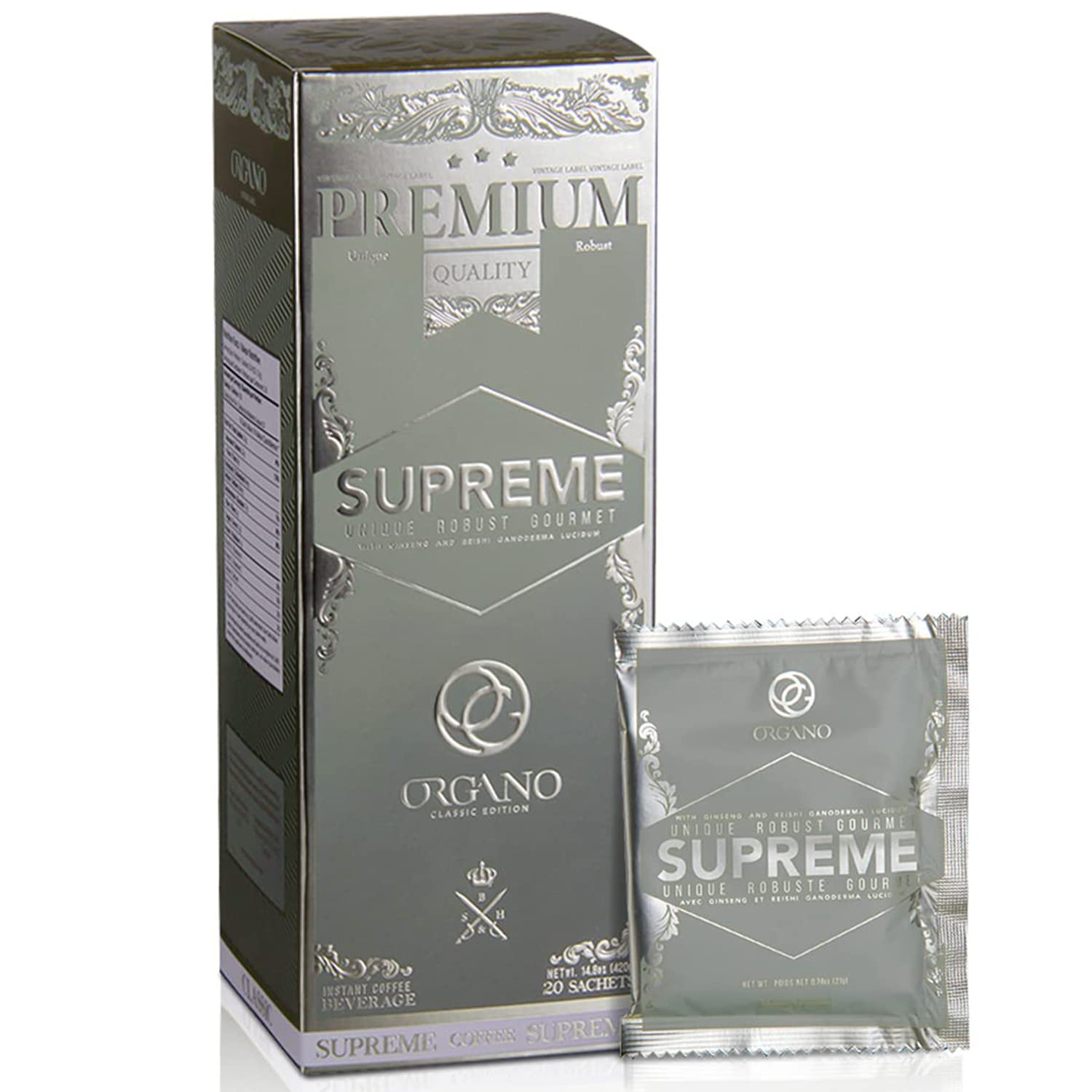 ORGANO Cafe Supreme with Ganoderma Lucidum and Ginseng Benefits
