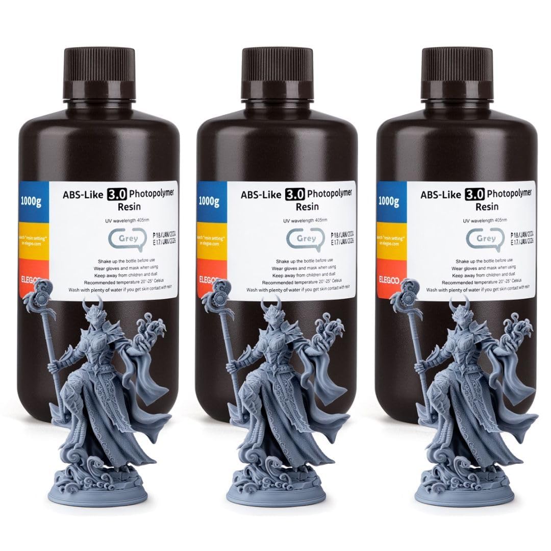 ELEGOO ABS-Like 3D Printer Resin 3.0 for High Precision Prints