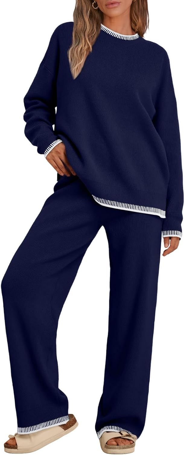 LILLUSORY 2 Piece Knit Lounge Sets for Ultimate Comfort