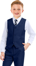 Boys Formal Suit 5 Piece Set Toddler Tuxedos for Wedding - Complete is