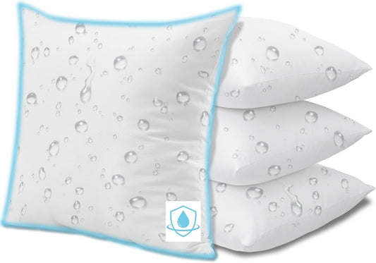 Outdoor Pillows Waterproof 20x20 Inserts for Patio and Garden