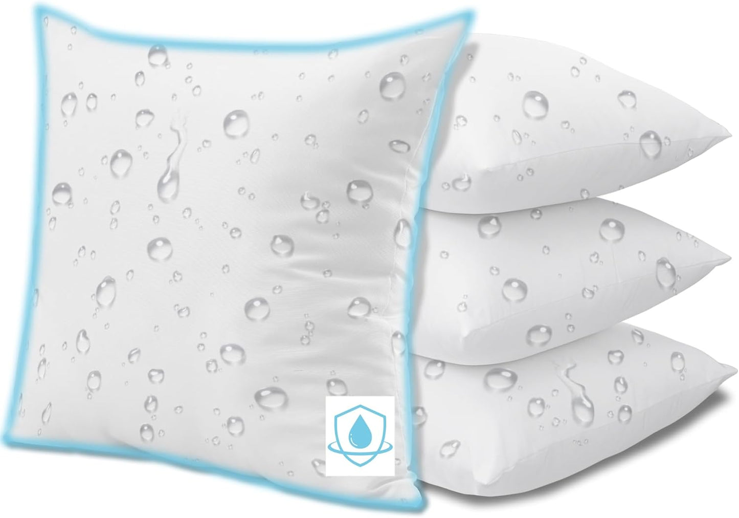 Outdoor Pillows Waterproof 22x22 Inserts for Patio Comfort