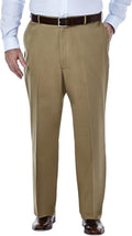Haggar Premium No Iron Khaki Classic Fit Flat Front Pant (Style NXH8)