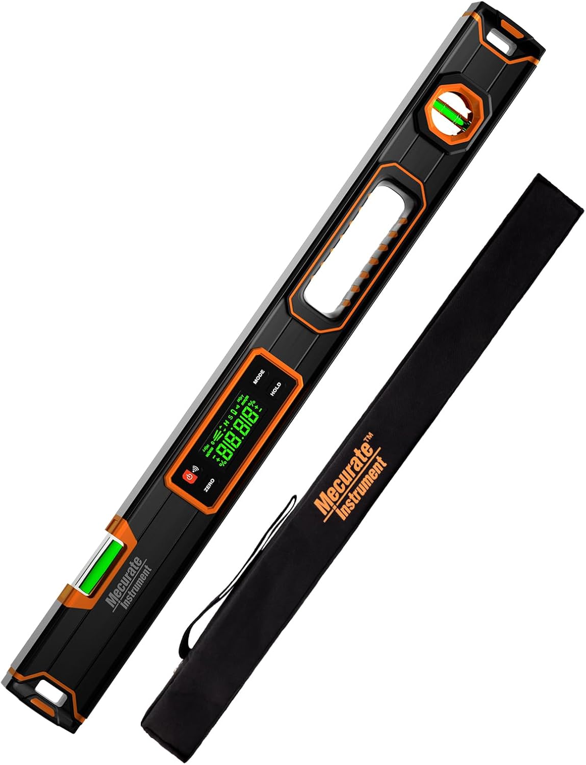 Mecurate 24-Inch Digital Level with Bright LCD Display