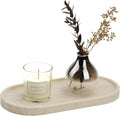 Koville Italian Travertine Tray 12in x 6in - Elegant Vanity Catchall