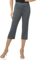 Rekucci Womens Comfort Stretch Pull-On Capri Pants - Flattering Fit 4