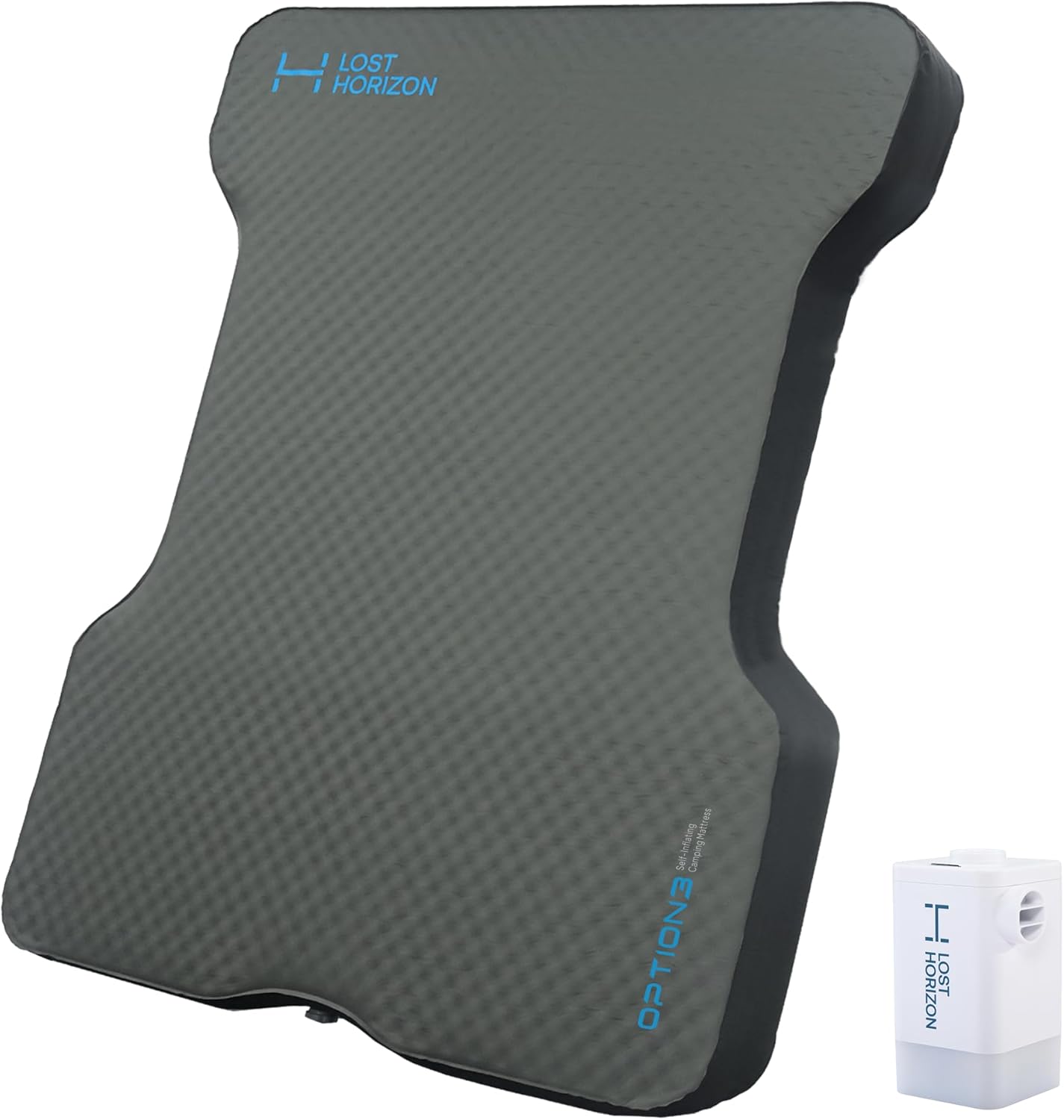 LOSTHORIZON Truck Bed Air Mattress: Self-Inflating 4.5 Thick Comfort for Full Size 5.5-5.8FT | Includes Air Pump!
