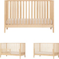 Dadada LaLa 3 in 1 Convertible Crib - Solid Beechwood, Made in Italy