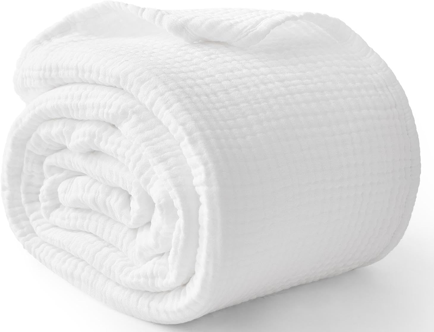100% Cotton Muslin Blanket Queen Size for All Seasons Comfort