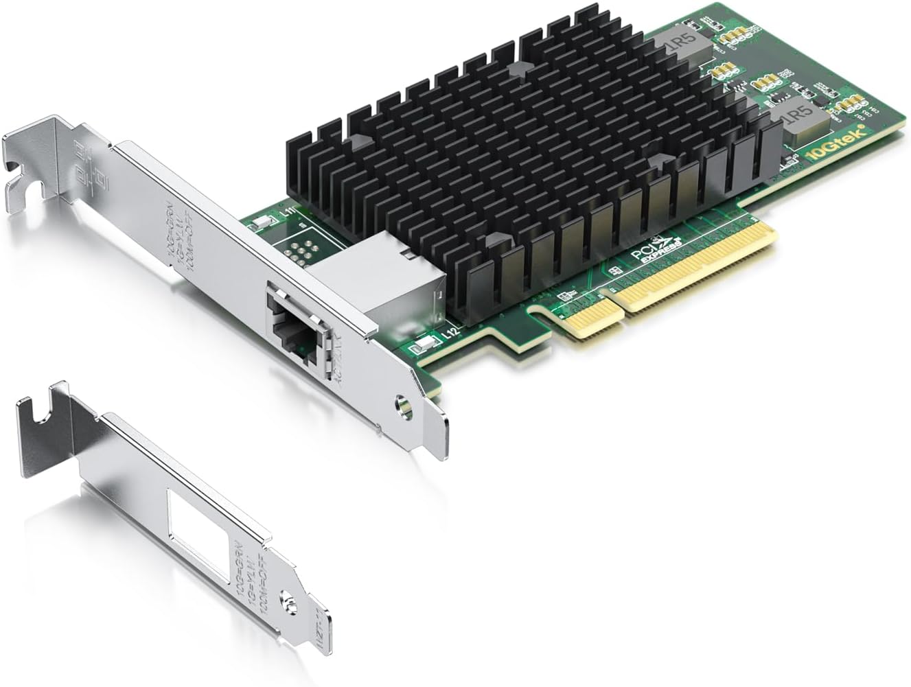 10Gtek 10Gb PCI-E NIC Network Card with Intel X540-BT1 Controller