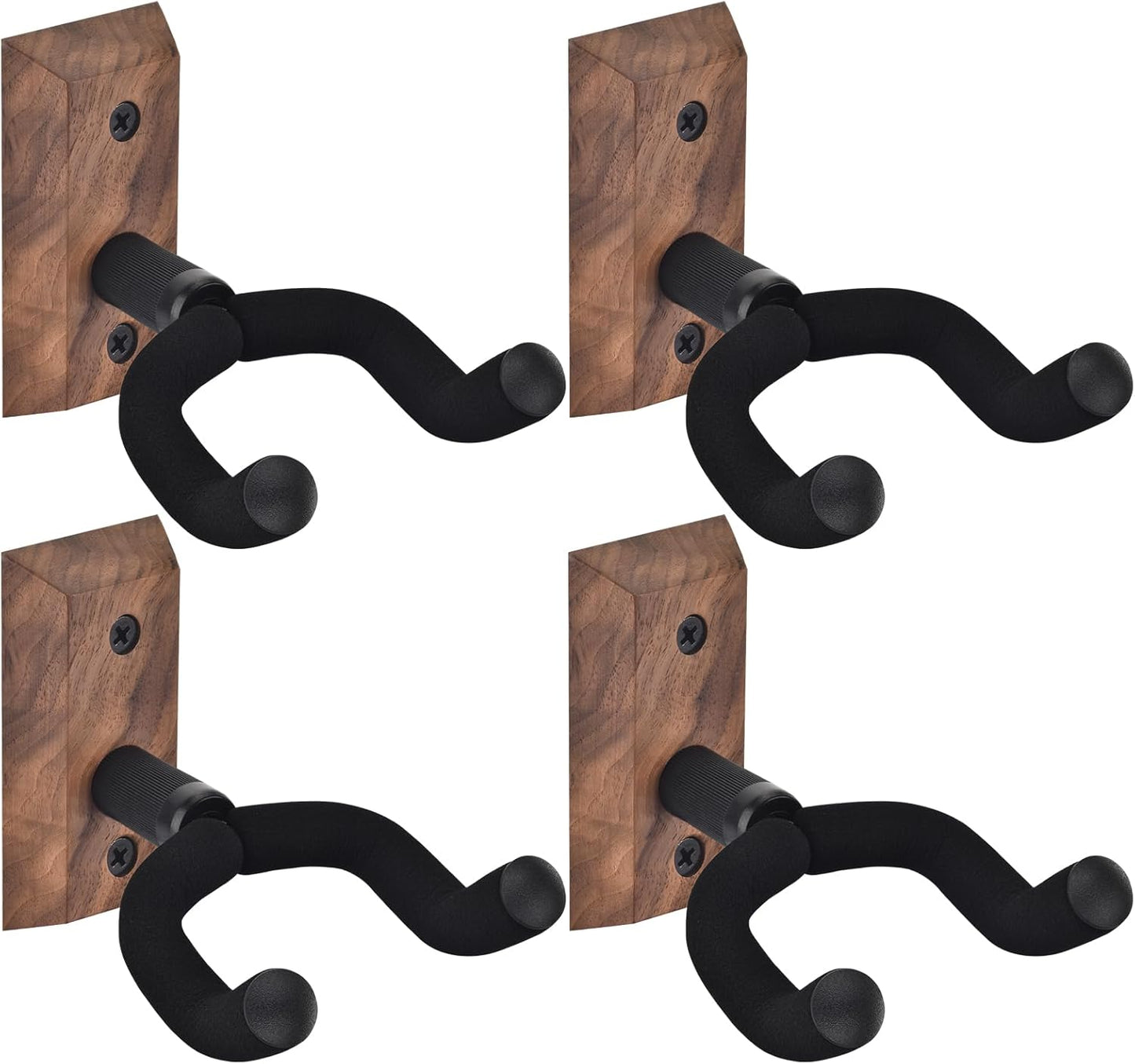 Rotatable Soft Hook Guitar Wall Mount Set