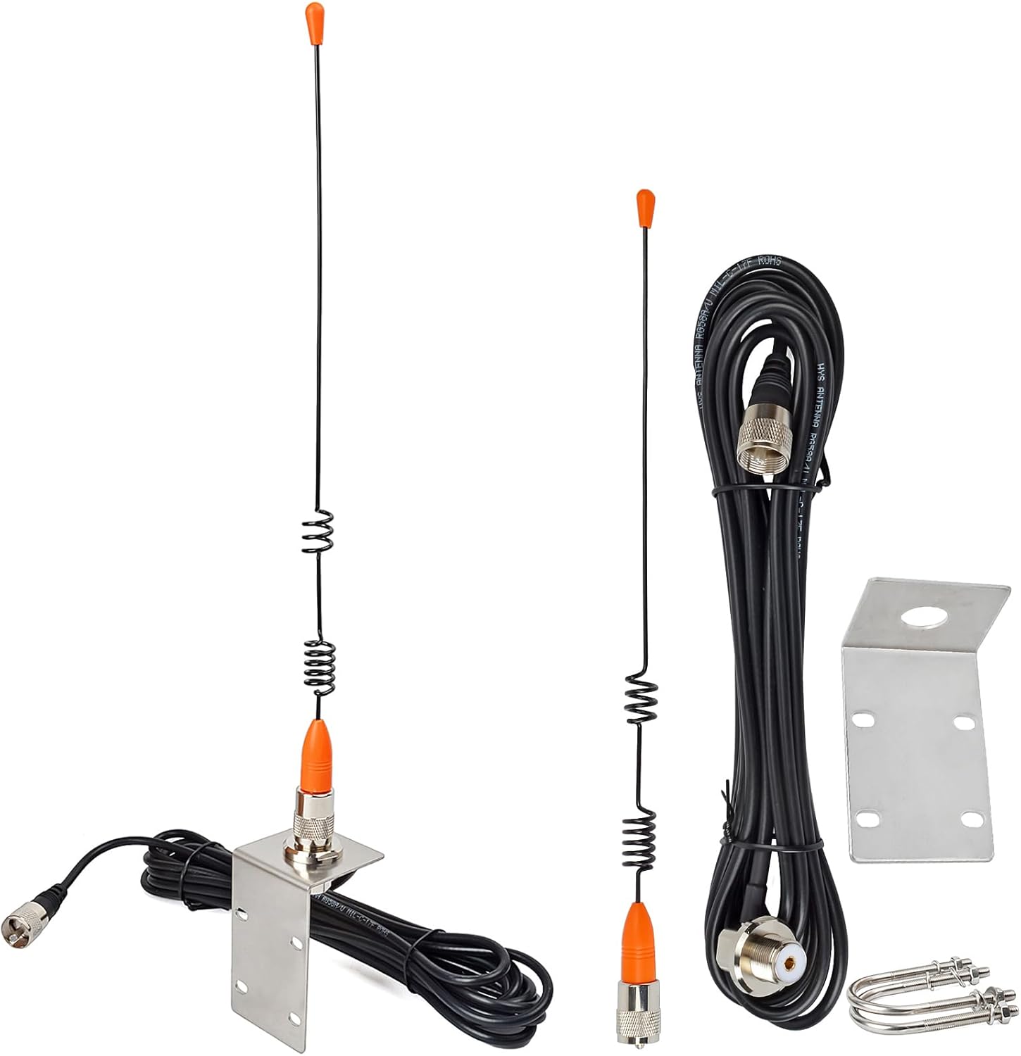 VHF Marine Radio Antenna with Low-Profile Design for Boats