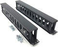 1U 12 Slot Horizontal Rack Mount Cable Manager 2 Pack - Neat 19in