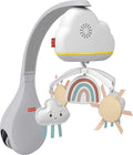 Baby Toy Rainbow Showers Bassinet Mobile to Bedside Sound Machine