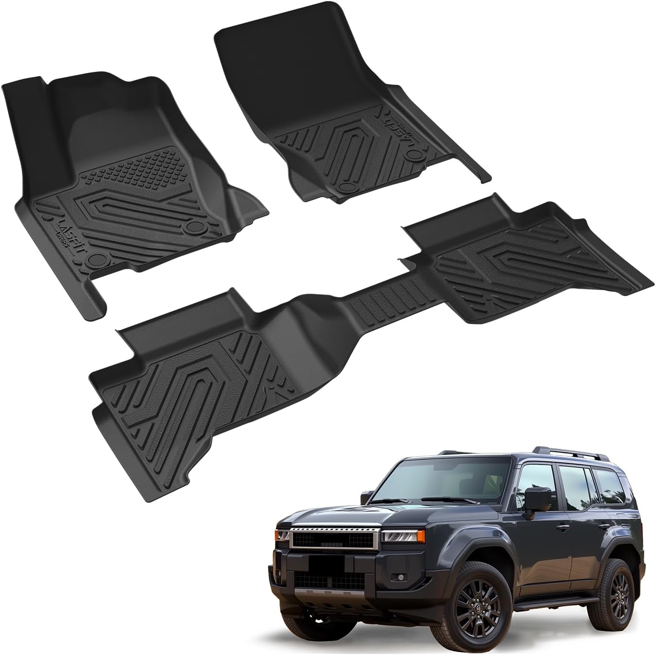 Custom Fit Floor Mats for Toyota Land Cruiser 2024 2025