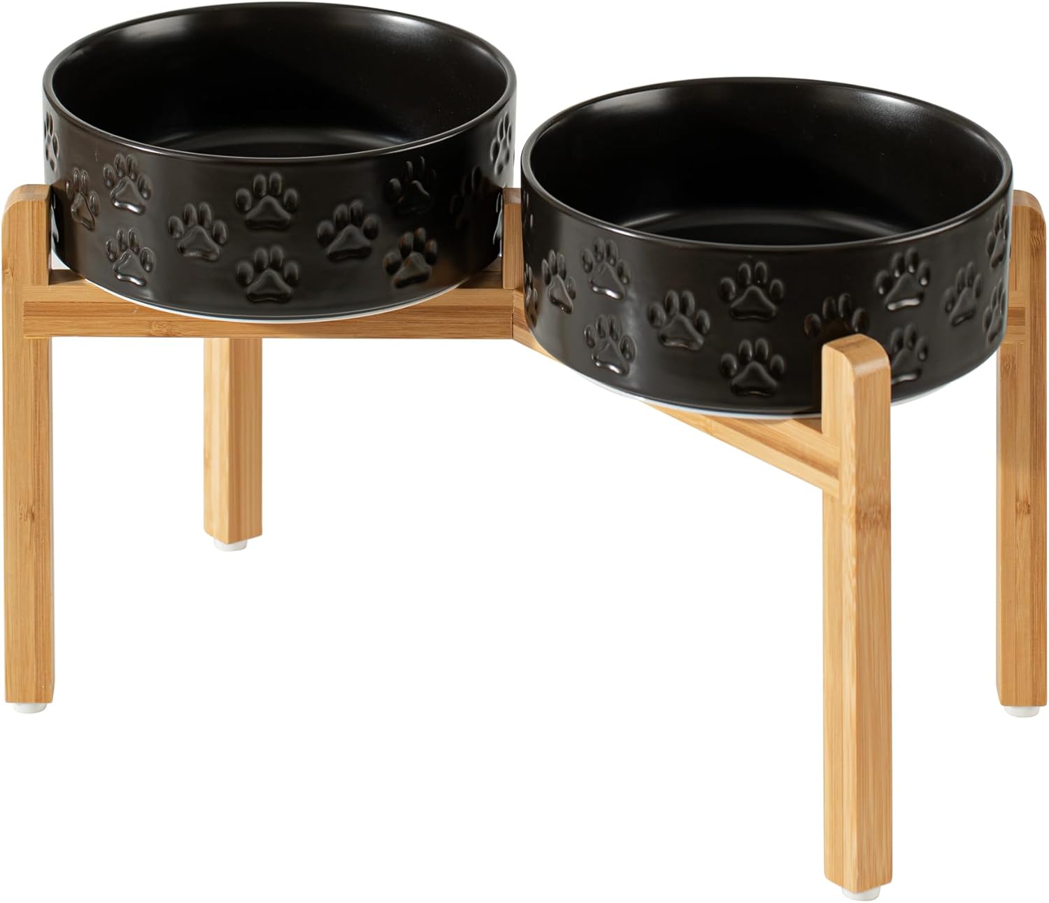 Elevated Ceramic Dog Bowls for Large Breeds - Stylish & Durable